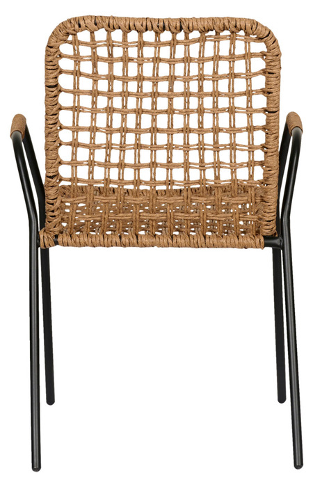 Hagestol Madison svart/natur – Sunlife